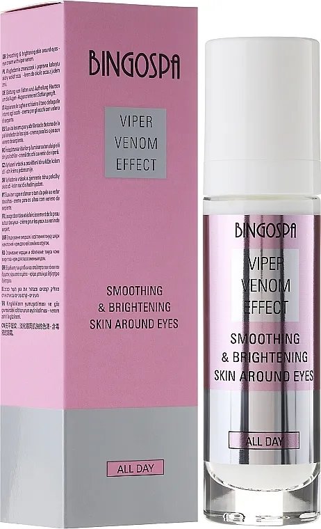 BingoSpa Viper Venom Effect Smoothing &amp; Brightening Skin Around Eyes Eye Cream Krema za kožu oko očiju