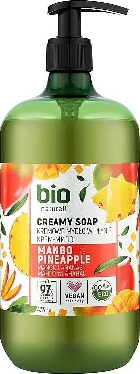 Bio Naturell Mango &amp; Pineapple Creamy Soap Kremasti sapun "Mango i ananas"