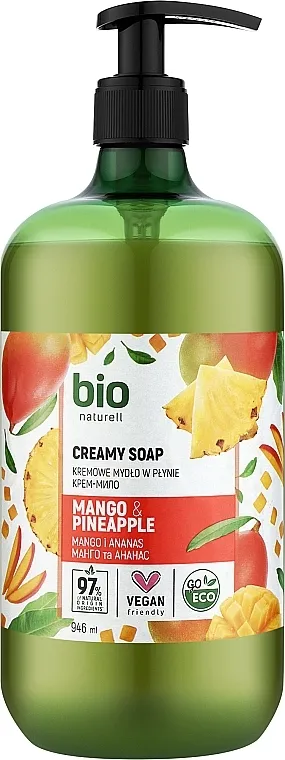 Bio Naturell Mango &amp; Pineapple Creamy Soap Kremasti tečni sapun "Mango i Ananas" sa dozerom