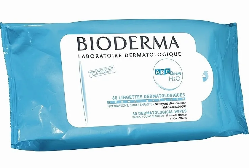 Bioderma ABCDerm H2O Dječje vlažne maramice