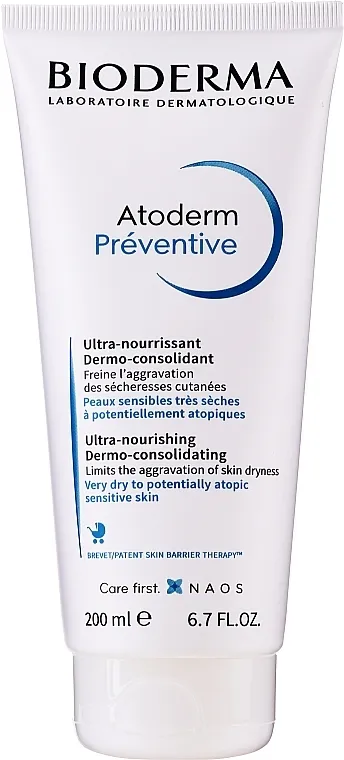 Bioderma Atoderm Preventive Nourishing Cream Dermo-Consolidating Hranjiva krema za učvršćivanje kože