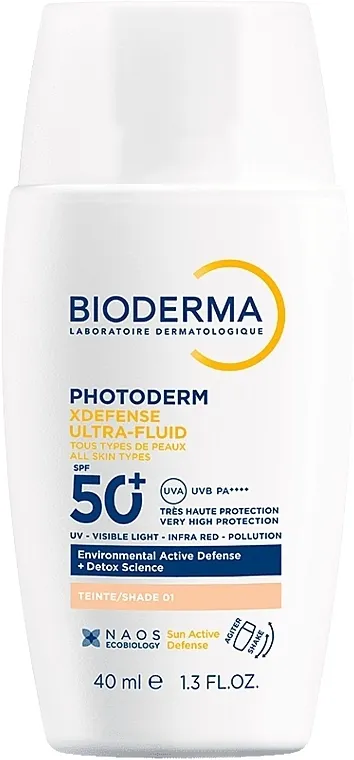 Bioderma Photoderm XDefense Ultra Fluid SPF50+ Fluid za sunčanje za lice