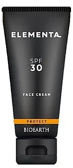 Bioearth Elementa SPF30 Face Cream Zaštitna krema za lice za sve tipove kože sa bezbednim filterima