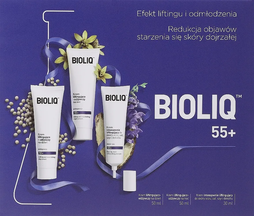 Bioliq 55 + Set (day/cr/50ml + night/cr/50ml + eye/cr/30ml)