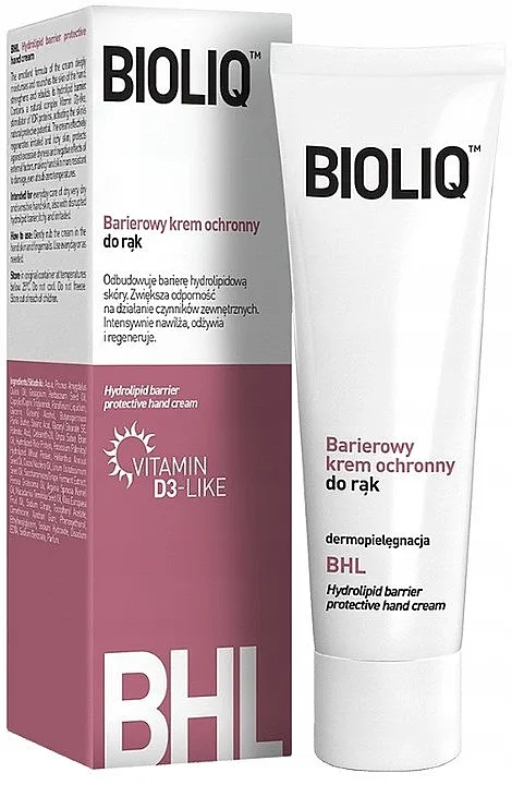 Bioliq BHL Hydrolipid Barrier Protective Hand Cream Zaštitna krema za ruke