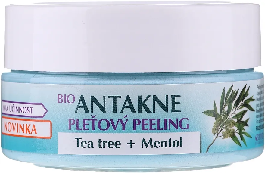 Bione Cosmetics Antakne Facial Peeling Tea Tree and Menthol Piling za lice