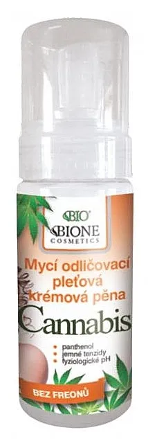 Bione Cosmetics Cannabis Cleansing Make-up Removal Cream Foam Pjena-mousse za umivanje "Konoplja"