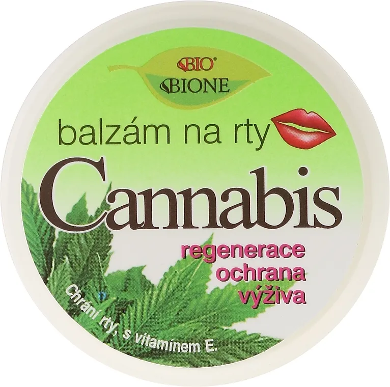 Bione Cosmetics Cannabis Lip Balm with UV Filter and Vitamin E Balzam za usne