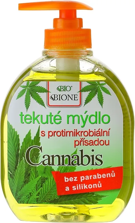 Bione Cosmetics Cannabis Liquid Hand Wash With Germicidal Ingredient Tekući sapun za ruke