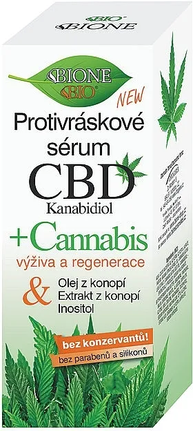 Bione Cosmetics CBD Kanabidiol Serum za lice protiv bora