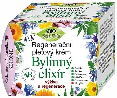 Bione Cosmetics Herbal Elixir Face Cream Regenerativna krema za lice