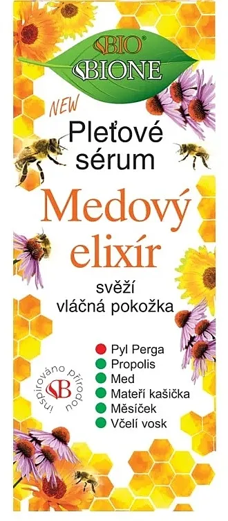 Bione Cosmetics Honey Elixir Face Serum Serum za lice