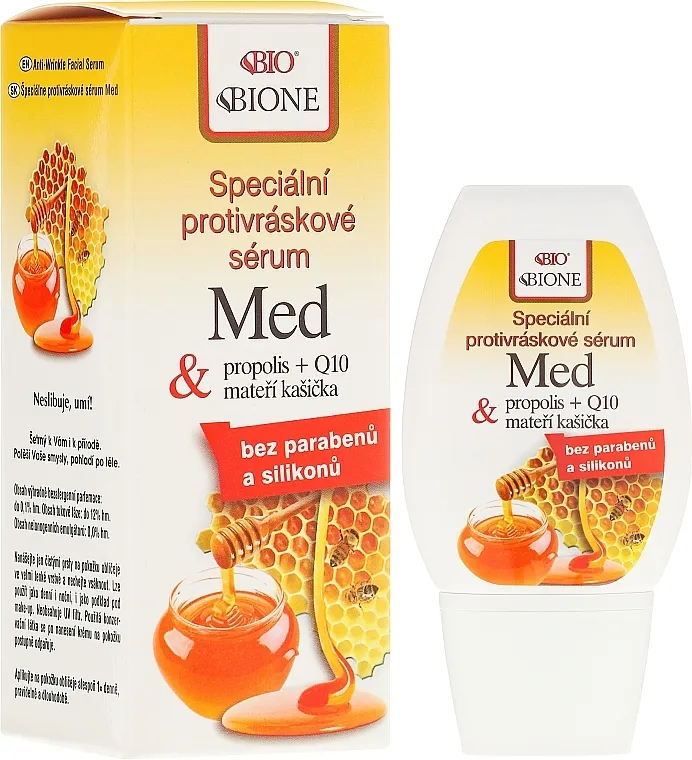 Bione Cosmetics Honey + Q10 Serum Serum za lice