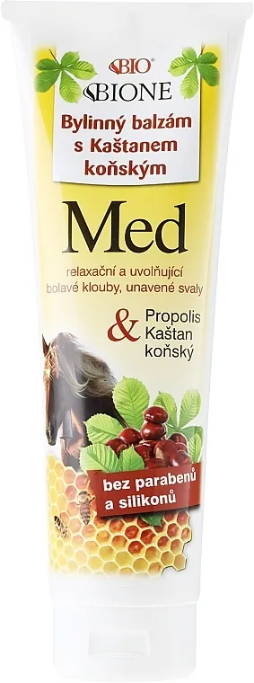 Bione Cosmetics Honey + Q10 With Horse Chestnut And Propolis Balm Balzam za tijelo