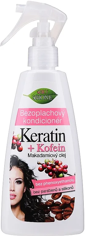 Bione Cosmetics Keratin + Caffeine Leave-in Conditioner Spray Regenerator-sprej koji se ne ispire