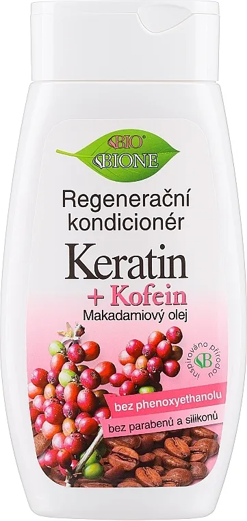 Bione Cosmetics Keratin + Caffeine Regenerative Conditioner Revitalizirajući regenerator za kosu