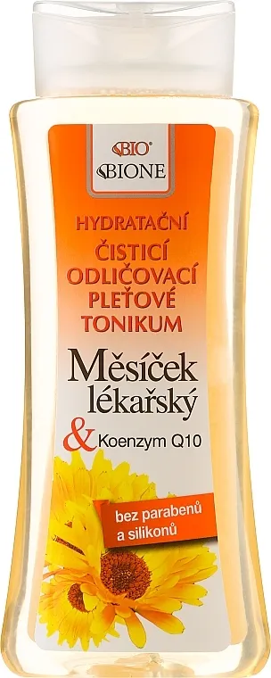 Bione Cosmetics Marigold Hydrating Cleansing Make-up Removal Facial Tonic Tonik za uklanjanje šminke