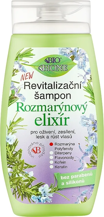 Bione Cosmetics Rosemary Elixir Revitalizing Shampoo Šampon za kosu