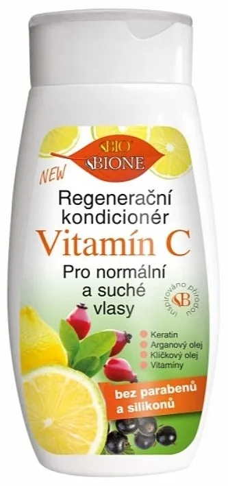 Bione Cosmetics Vitamin C Regenerative Conditioner Obnavljajući regenerator za normalnu i suvu kosu sa vitaminom C