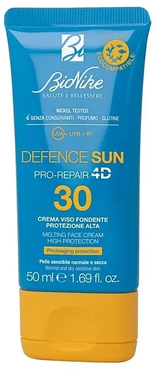 BioNike Defence Sun Pro-Repair 4D SPF 30+ Melting Face Cream Krem za sunčanje za lice