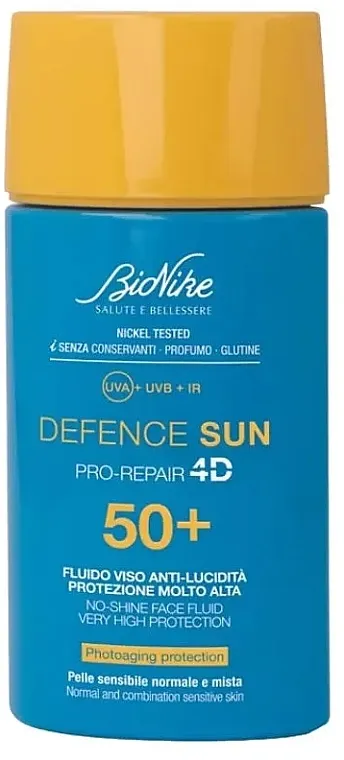 BioNike Defence Sun Pro-Repair 4D SPF50+ No-Shine Face Fluid Fluid za zaštitu lica od sunca