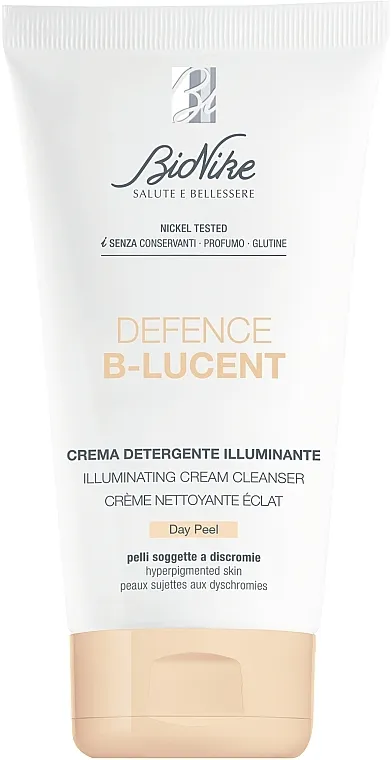 BioNike Defense B-Lucent Day-Peel Illuminating Cleansing Cream Krema za čišćenje sa blistavim efektom