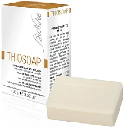 BioNike Thiosoap Ph5,5 Solid Cleanser Sapun u ploči za kožu sklonu aknama i seboreji