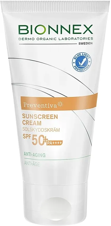 Bionnex Preventiva Sunscreen 50+ Anti Aging Krema protiv starenja sa zaštitnim faktorom