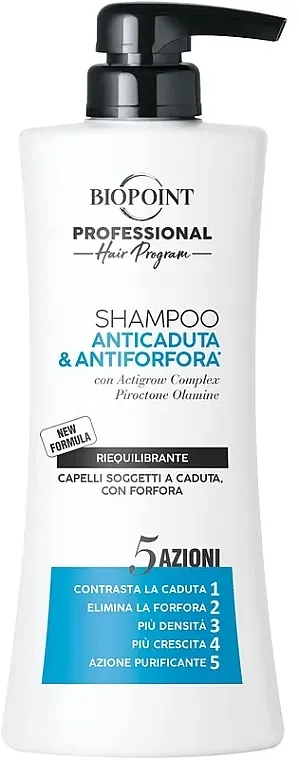 Biopoint Anticaduta &amp; Antiforfora Shampoo Šampon protiv opadanja kose i peruti za žene
