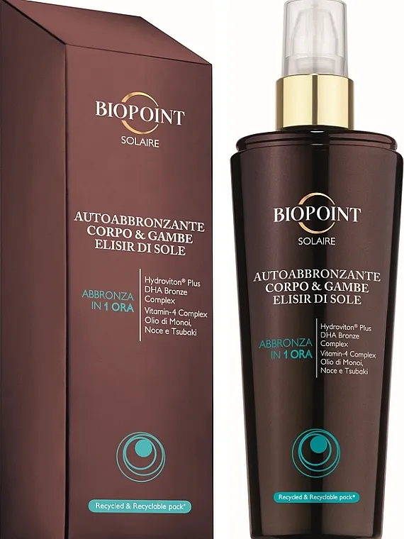 Biopoint Solaire Autoabbronzante Corpo &amp; Gambe Sredstvo za samopotamnjivanje tela