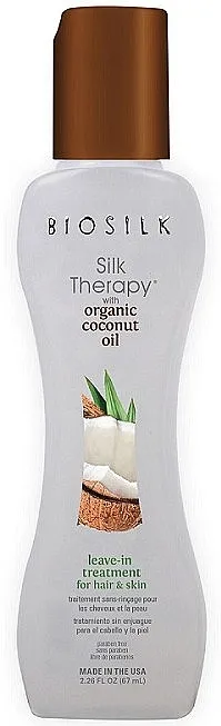 Biosilk Silk Therapy With Organic Coconut Oil Leave In Treatment Tekuća svila s kokosovim uljem