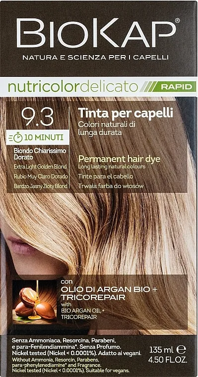 BiosLine Biokap Nutricolor Delicato Rapid Boja za kosu