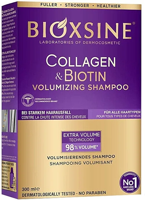 Biota Bioxsine Collagen &amp; Biotin Volumizing Shampoo Šampon za kosu