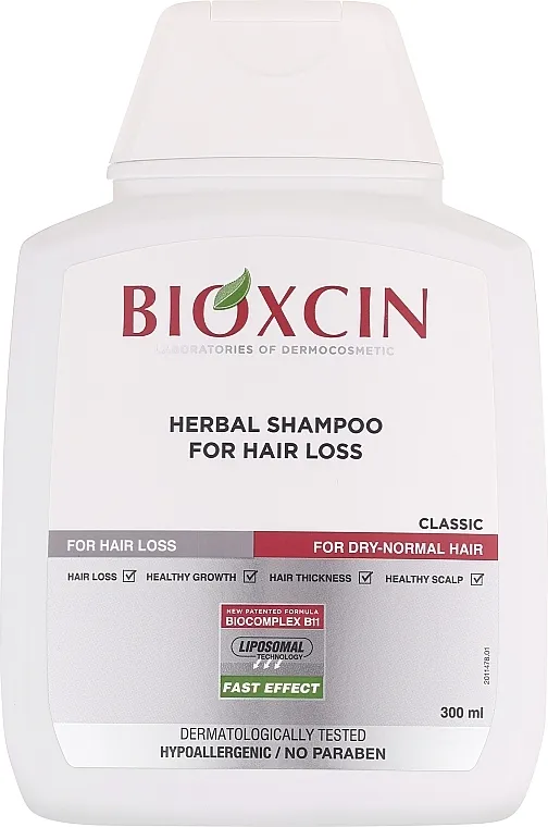 Biota Bioxsine Shampoo Biljni šampon protiv opadanja kose za normalnu i suhu kosu