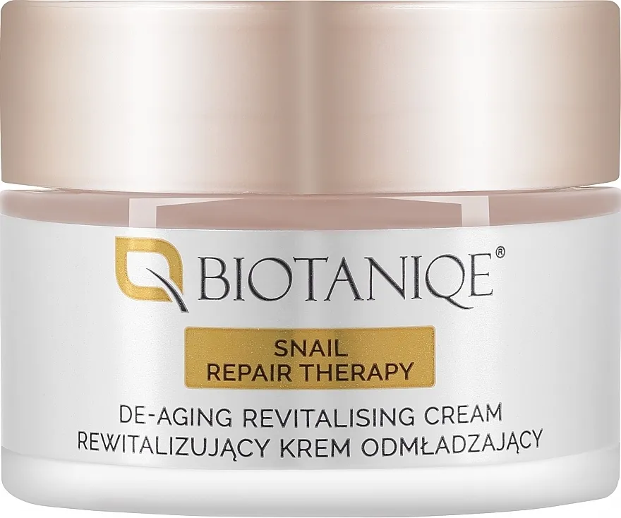 Biotaniqe BioActive De-Aging Revitalising Cream 40+ Revitalizirajuća hidratantna krema za lice s puževom sluzi