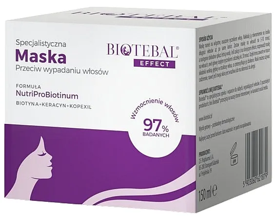 Biotebal Effect Hair Mask Maska protiv opadanja kose