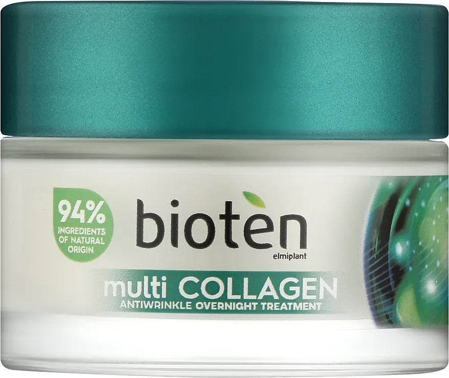 Bioten Multi Collagen Antiwrinkle Overnight Treatment Noćna krema za lice sa kolagenom