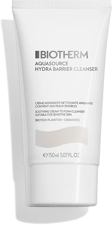 Biotherm Aquasource Hydra Barrier Cleanser Umirujuća pena za čišćenje lica