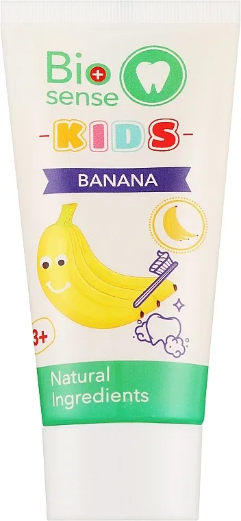 Bioton Cosmetics Biosense Kids Banana Dečja pasta za zube sa ukusom banane