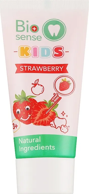 Bioton Cosmetics Biosense Kids Strawberry Dečja pasta za zube sa ukusom jagode