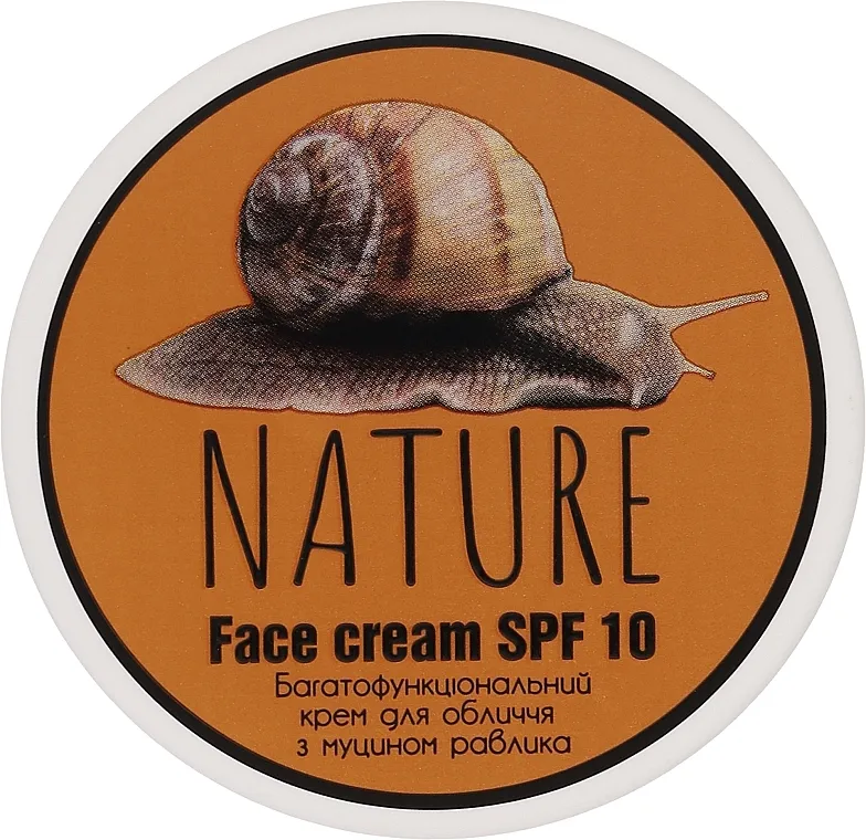 Bioton Cosmetics Nature Face Cream SPF 10 Višenamenska krema za lice sa puževom sluzi