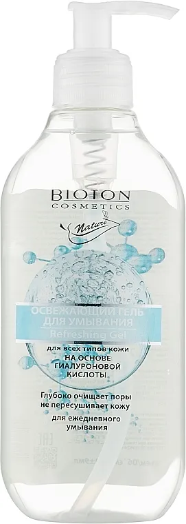 Bioton Cosmetics Nature Refreshing Gel Gel za umivanje, za sve tipove kože