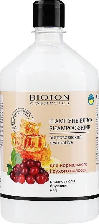 Bioton Cosmetics Shampoo Šampon za obnavljanje sjaja za normalnu i suhu kosu