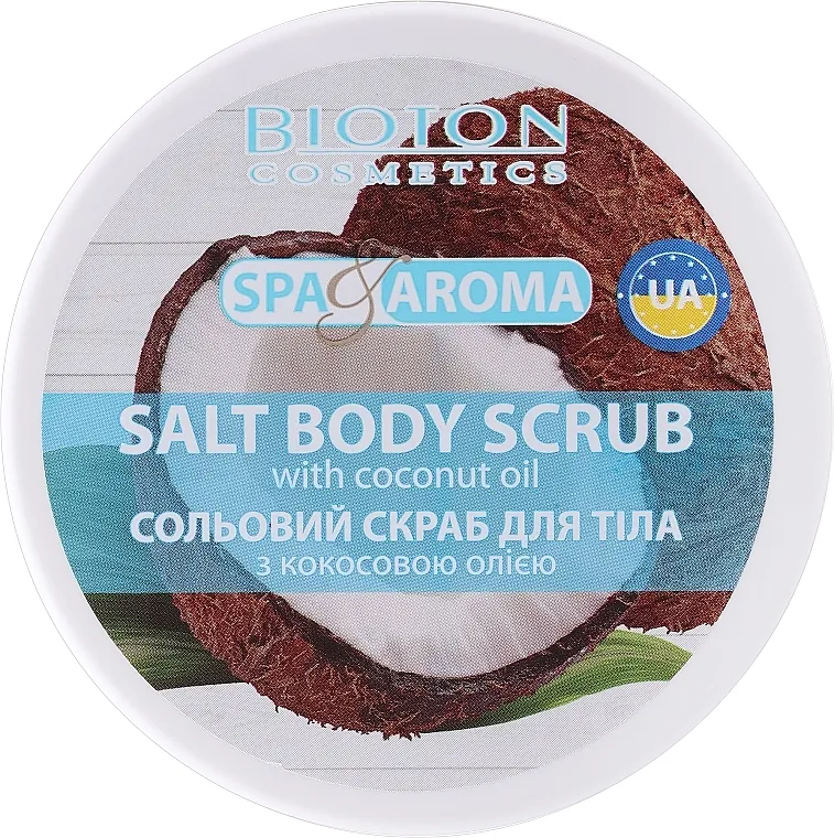 Bioton Cosmetics Spa &amp; Aroma Salt Body Scrub With Coconut Oil Piling za telo od soli sa kokosovim uljem