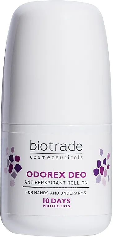 Biotrade Odorex Deo Antiperspirant Roll-On Roll-on antiperspiranata sa dugotrajnim delovanjem "do 10 dana bez znoja i mirisa"