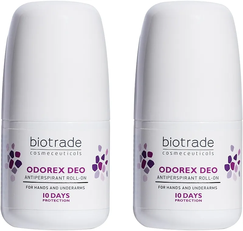 Biotrade Odorex Set roll-on antiperspiranata sa dugotrajnim delovanjem "do 10 dana bez znoja i mirisa"