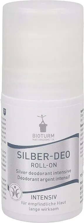 Bioturm Silver Deo Intensiv Roll-On No.37 Kuglični dezodorans-antiperspirant "Intensive"