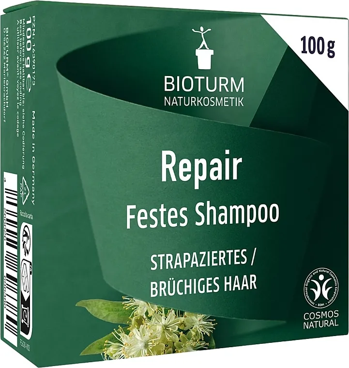 Bioturm Solid Repair Shampoo Šampon u čvrstom obliku za oštećenu kosu
