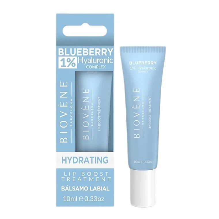 Biovene Blueberry 1% Hyaluronic Complex Lip Boost Treatment Balzam za usne