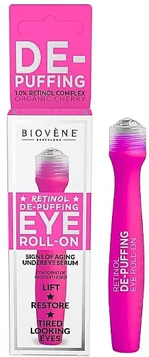 Biovene Eye Contour Serum Retinol Depuffing Serum za područje oko očiju protiv bora sa retinolom i ekstraktom višnje